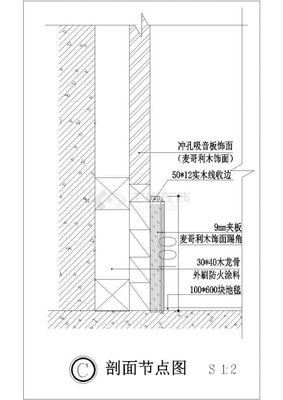 【房屋装修工程】22种房屋装修工程木踢脚详细节点设计CAD图纸_土木在线