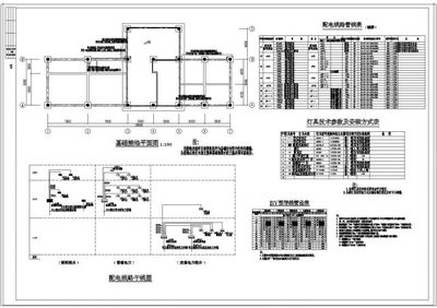 某设备用房电气CAD全套详细设计图纸